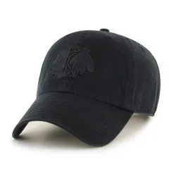 '47 BRAND '47 NHL Black On Black Clean Up Cap