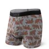 SAXX Quest Boxer Brief With Fly - Grey Grizzly Grain