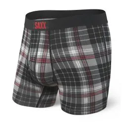SAXX Ultra Fly Boxers - Grey Tartan