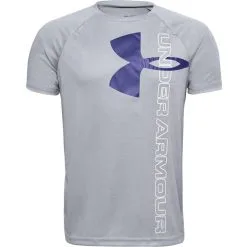 Under Armour Tech Split Logo Boy's Hybrid Tee