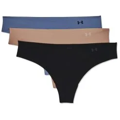 Under Armour Pure Stretch Women's Thong Underwear- 3-Pack