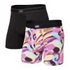 SAXX Daytripper 2 Pack Men's Boxer Brief - Glamo Paisley/Black