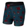 SAXX Ultra Fly Boxers - Storm Blue Buffalo Check