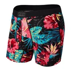 Saxx Vibe Boxer Brief - Red Hibiscus