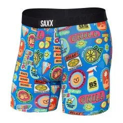 SAXX Vibe Boxer Brief - The Bright Side/Blue