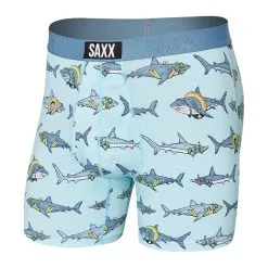 SAXX Ultra Fly Boxers - Pool Sharks/Sea Glass