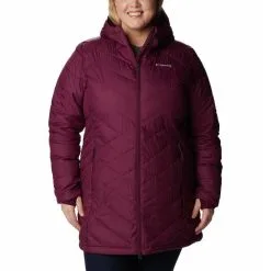 Columbia Heavenly Long Hooded Women's Jacket - Plus Size