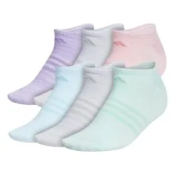 Adidas Superlite No Show Women's Socks - Multicoloured 6-Pack