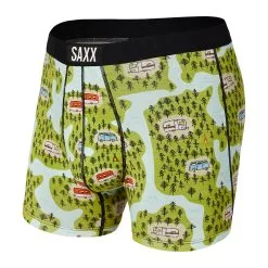 SAXX Vibe Boxer Brief - Green Happy Camper