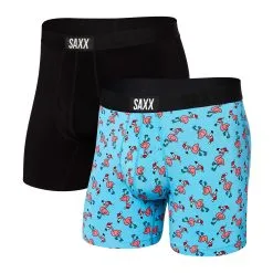 SAXX Ultra 2-Pack Men's Boxer Brief - Fa-La-Mingo/Black