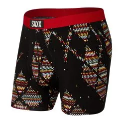 SAXX Ultra Fly Boxers - Black Argyle