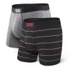 Saxx Vibe Boxer Brief - 2 Pack - Grey/Shallow Stripe