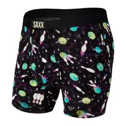 SAXX Ultra Fly Boxers - Black Cosmic Bowling
