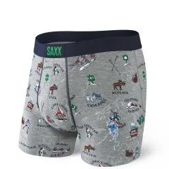 SAXX Vibe Boxer Brief - Grey Mountain High