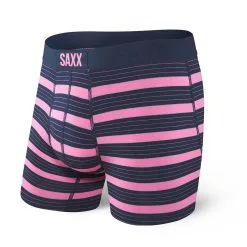 SAXX Vibe Boxer Brief - Think Pink Stripe