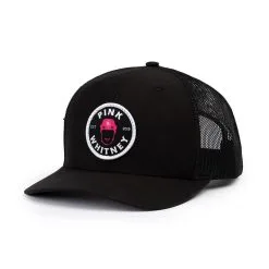 Pink Whitney Patch Trucker Hat - Black