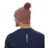 Bauer New Era Team Marl Pom Knit Hat - HGR/Red