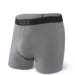 SAXX Quest Boxer Brief With Fly - Dark Charcoal Li