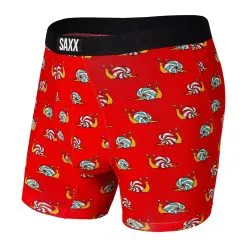 SAXX Vibe Boxer Brief - Red Slow Lane