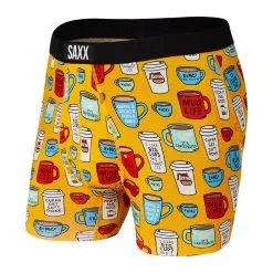 SAXX Ultra Fly Boxers - Yellow Mug Life
