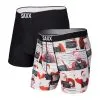 Saxx Volt Boxer Brief - 2-Pack - Bad Santas/Black