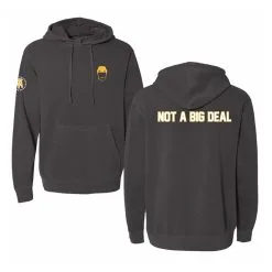 Spittin Chiclets Not A Big Deal Helmet Hoodie - Black