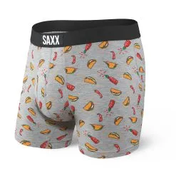 SAXX Ultra Fly Boxers- Grey Hot Taco