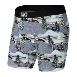 SAXX Ultra Fly Boxers - Grey The Hills Are Alive