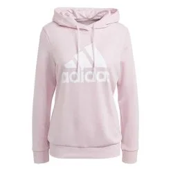 Adidas Essentials Relaxed Logo Women's Hoodie - Pink