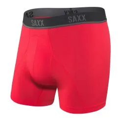 SAXX Kinetic HD Boxer Briefs - Red