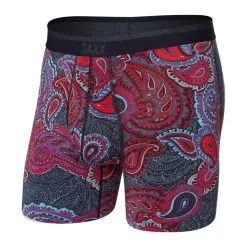 SAXX Platinum Boxer Briefs With Fly - Multi Power Paisley
