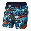 Saxx Vibe Boxer Brief - Blue Pop Jungle
