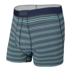 SAXX Quest Boxer Brief With Fly - Green Sunrise Stripe