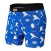 SAXX Ultra Fly Boxers - Peak Blue Astro Snowman