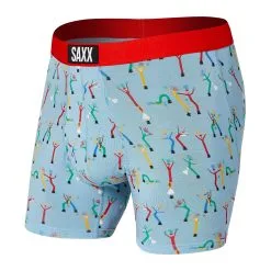 SAXX Ultra Fly Boxers - Blue Windy McWinderson