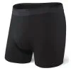 SAXX Platinum Boxer Briefs With Fly - Blackout
