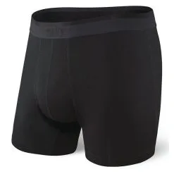 SAXX Platinum Boxer Briefs With Fly - Blackout