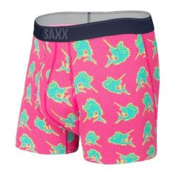SAXX Quest Boxer Brief With Fly - Pink Sail Away